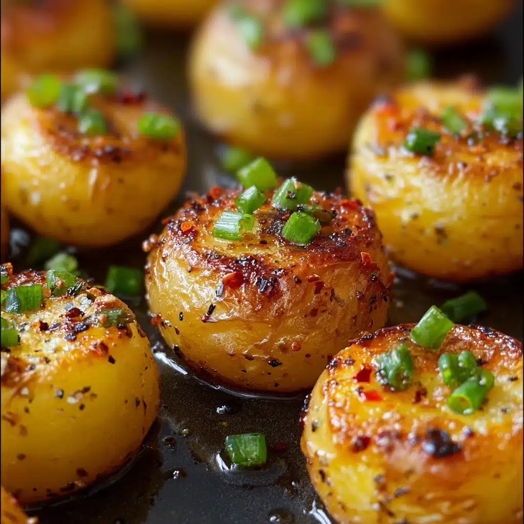 Smashed Green Onion Potato Bites Recipe 4 Smashed Green Onion Potato Bites Recipe - Recipe Image
