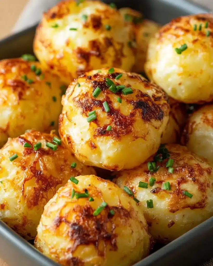 Smashed Green Onion Potato Bites Recipe