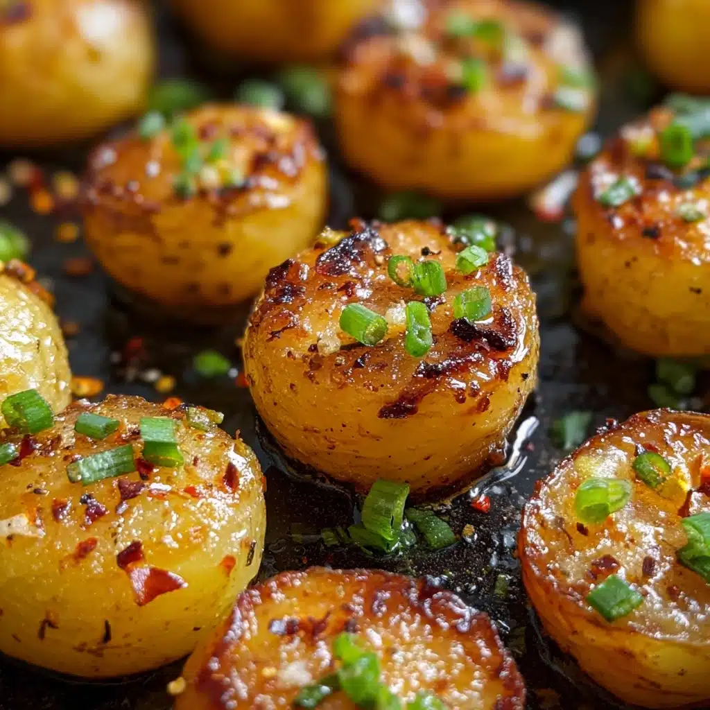 Smashed Green Onion Potato Bites Recipe 5 Smashed Green Onion Potato Bites Recipe - Recipe Image
