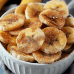 Cinnamon Sugar Air Fryer Banana Chips