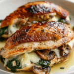 Healthy Mushroom-Stuffed Chicken Breast