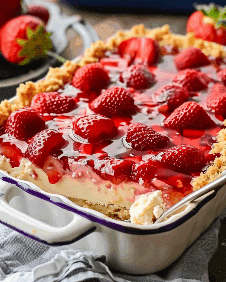Strawberry Cheesecake Dump Cake Recipe