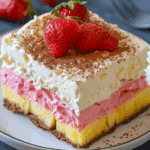 Strawberry & Pineapple Layered Dessert
