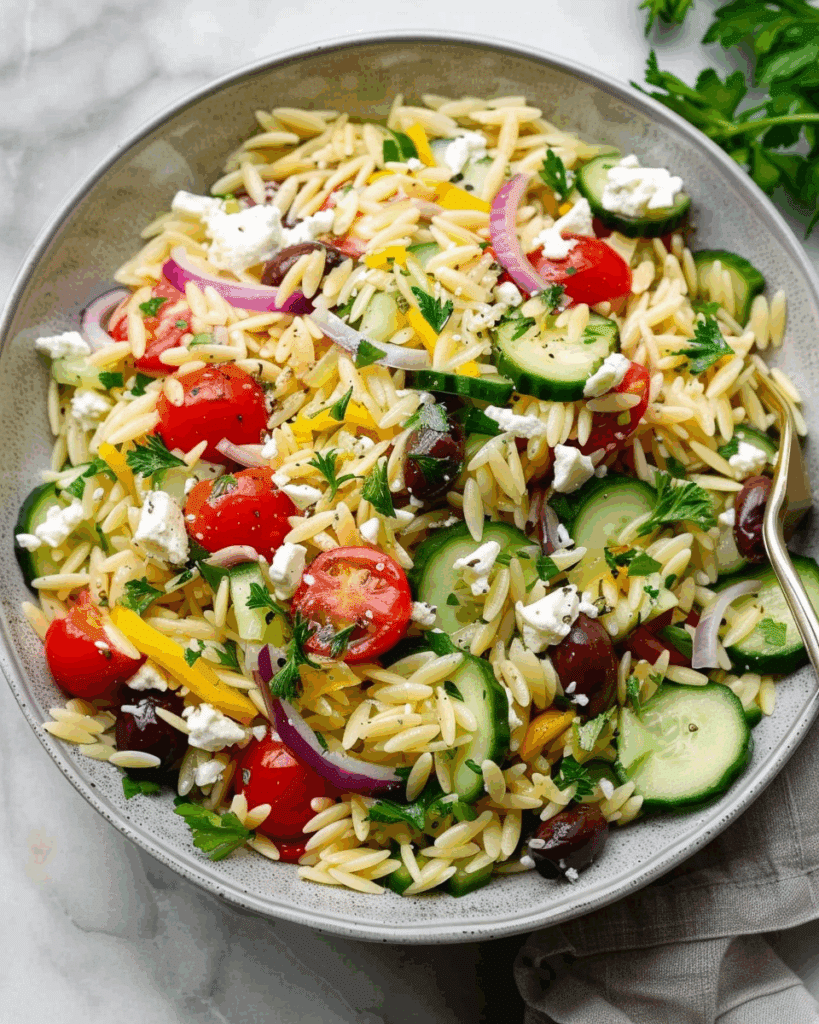 Greek Orzo Salad