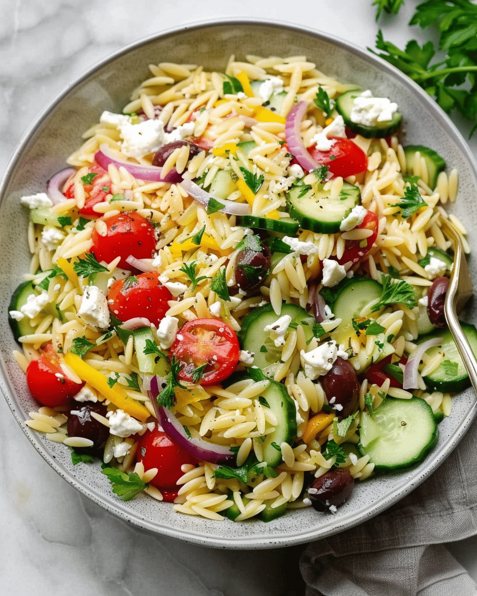 Greek Orzo Salad