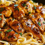 Spicy Cajun Honey Butter Chicken Pasta