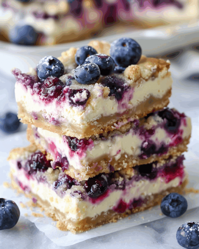 Blueberry Cream Cheese Bars