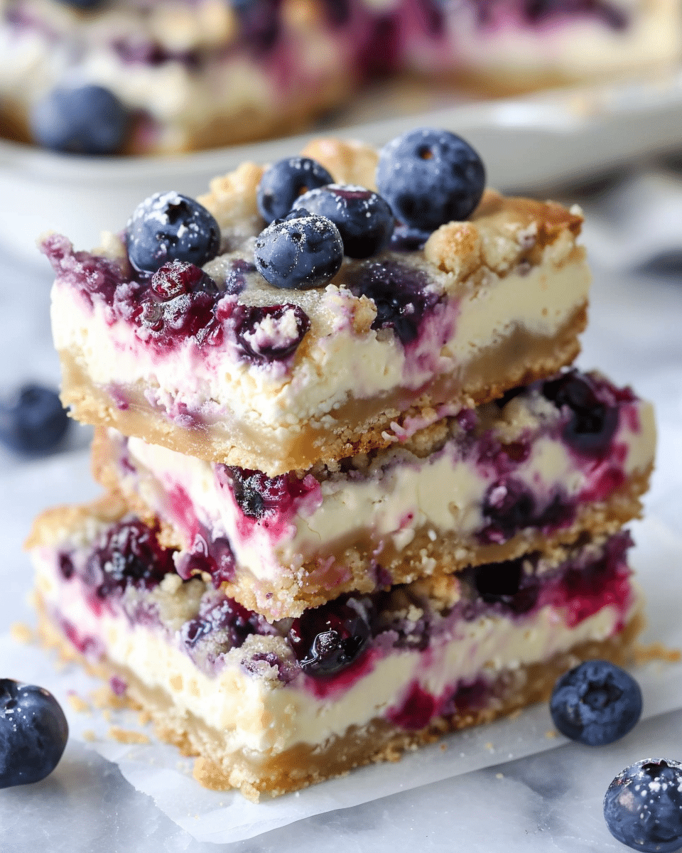 Blueberry Cream Cheese Bars
