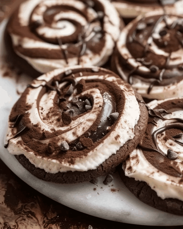 Handmade Chocolate Marshmallow Swirl Cookies