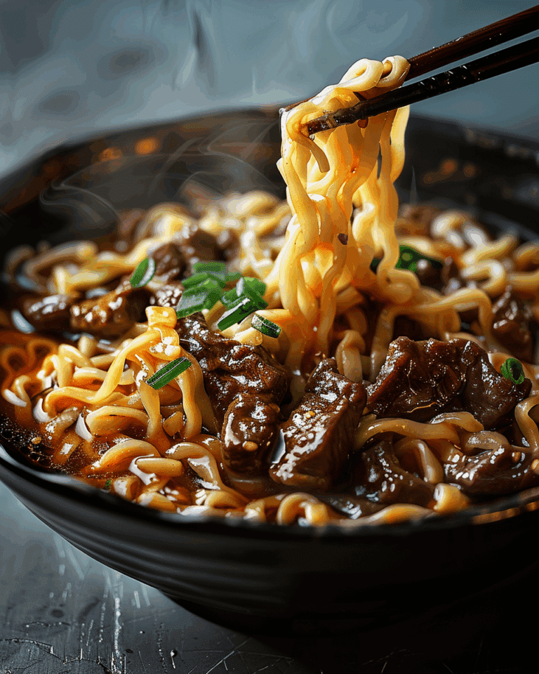 Hoisin Beef Noodles