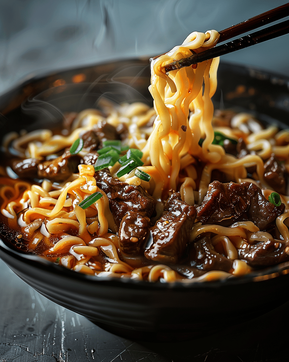 Hoisin Beef Noodles