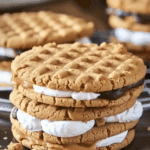 Peanut Butter S’mores Sandwich Cookies