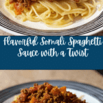 Somali Spaghetti Sauce Recipe
