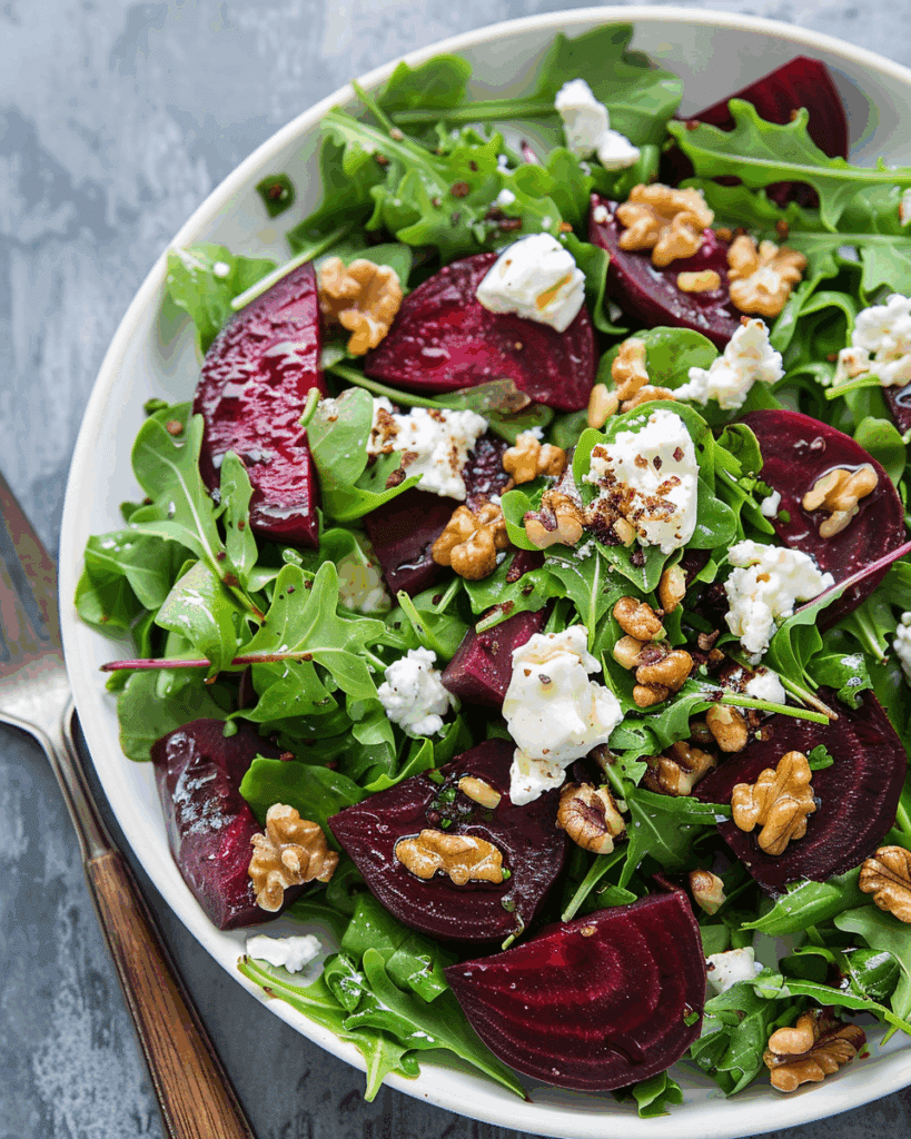 Roasted Beet Goat Cheese Salad