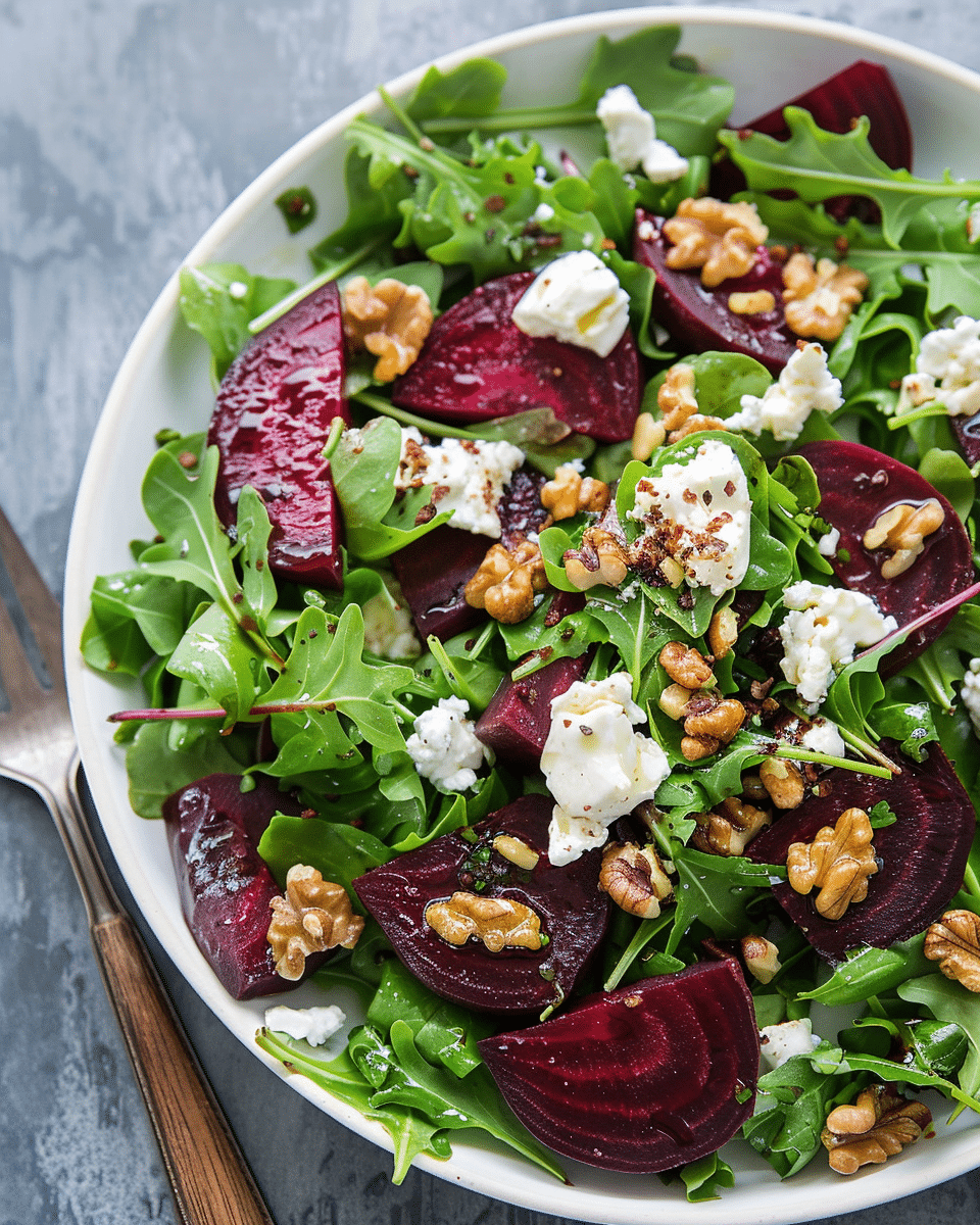 Roasted Beet Goat Cheese Salad