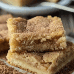 Chewy Snickerdoodle Cookie Bars
