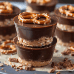 Peanut Butter Pretzel Protein Cups