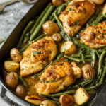 Honey Mustard Chicken, Beans, and Potatoes Recipe