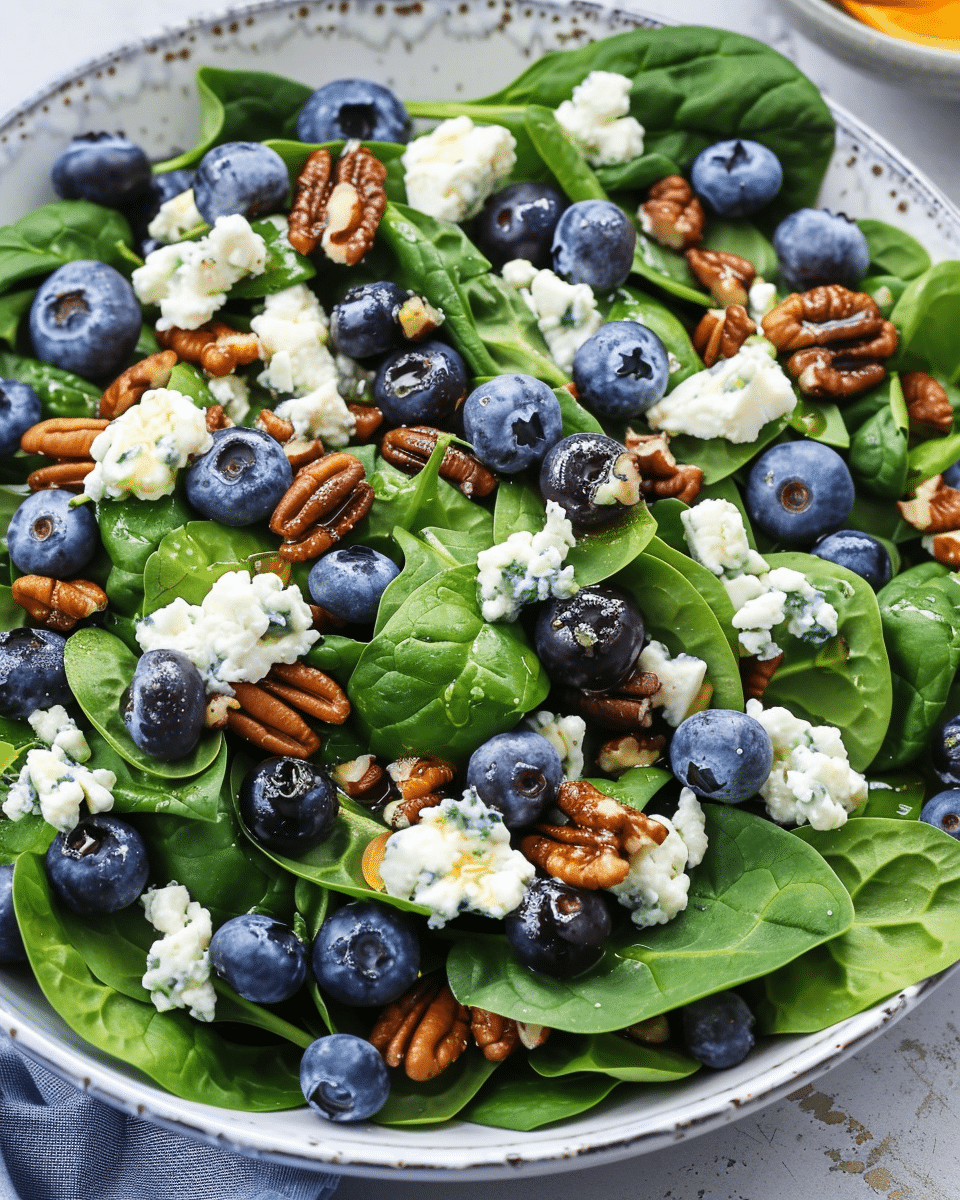 Spinach Blueberry Salad