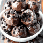 No-Bake Cottage Cheese Brownie Batter Protein Bites
