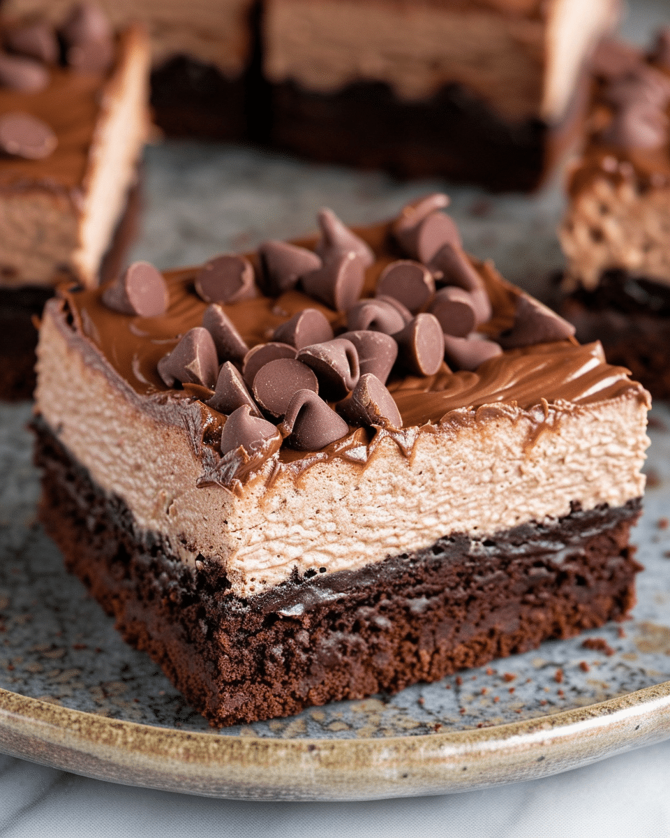 Chocolate Mousse Brownies