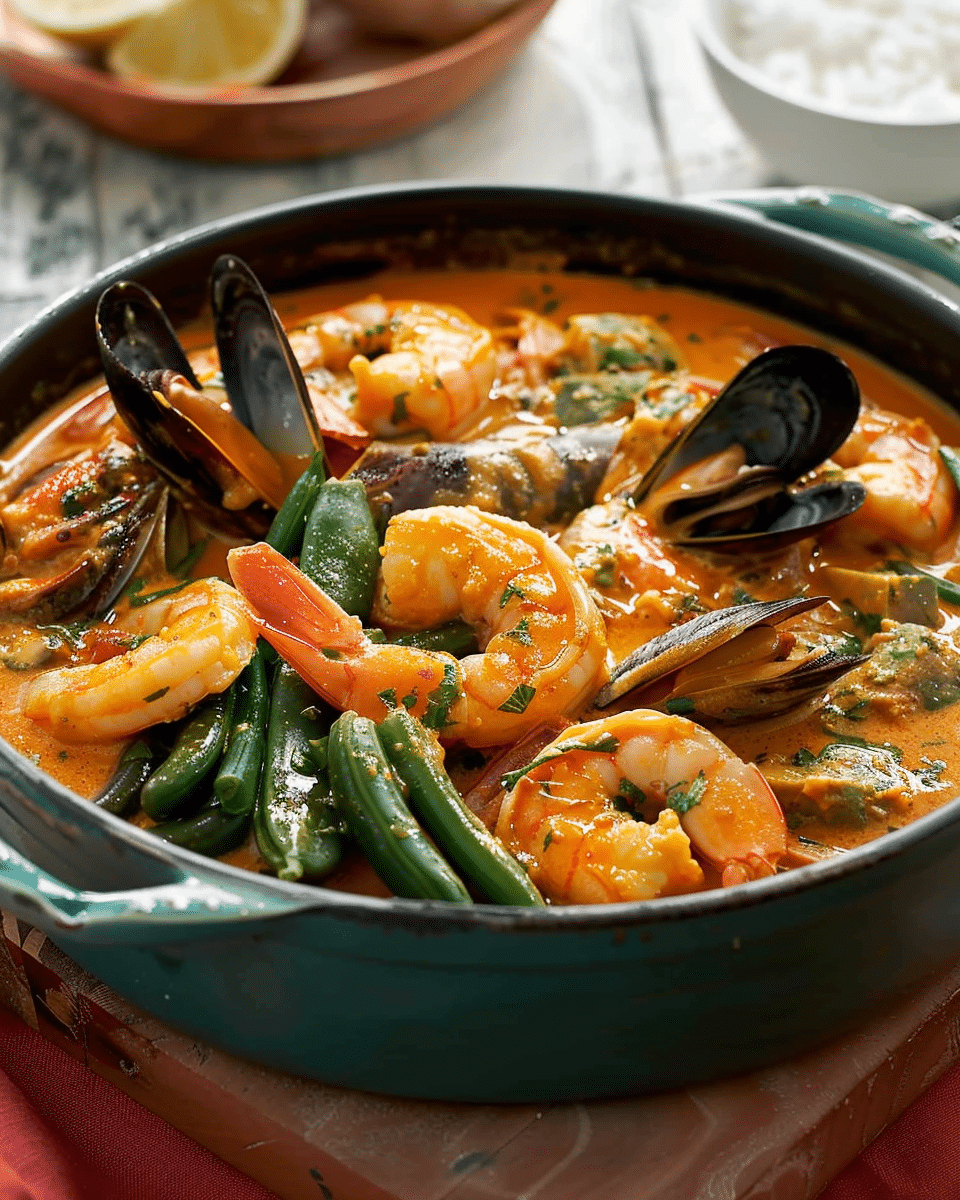 Seafood Kare-Kare