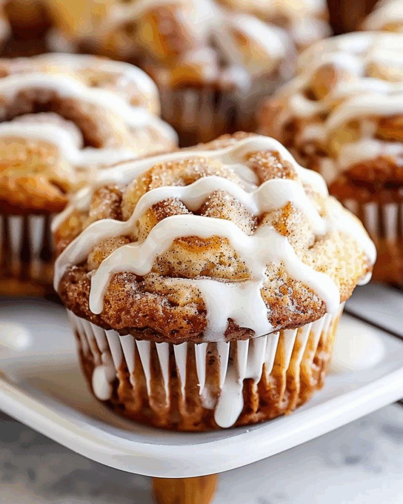 Irresistible Cinnamon Roll Muffins
