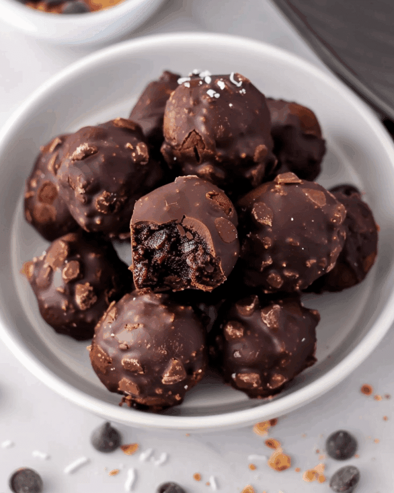 No-Bake Brownie Bites