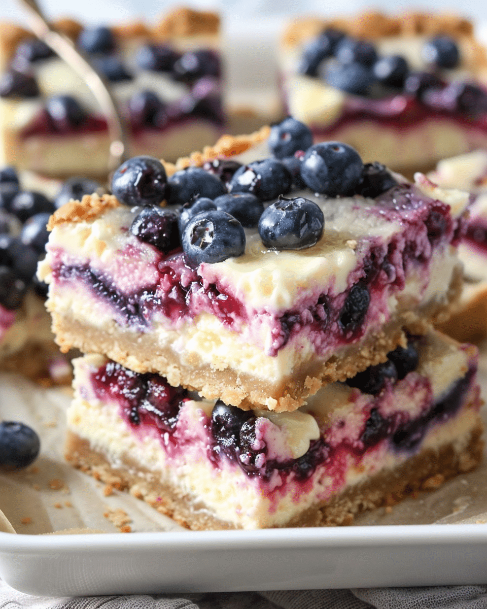 Blueberry Cream Cheese Bars