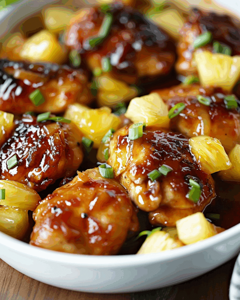 Brown Sugar Pineapple Chicken