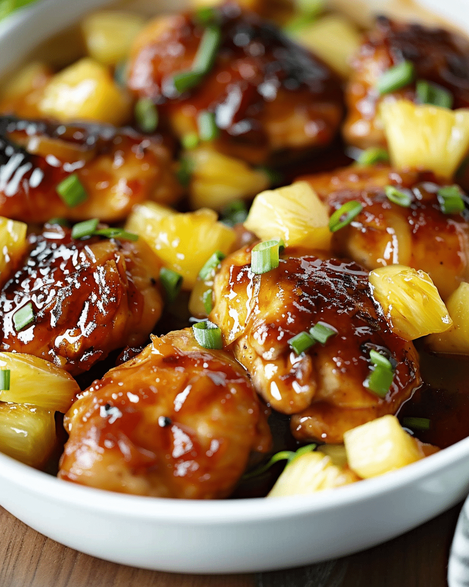 Brown Sugar Pineapple Chicken