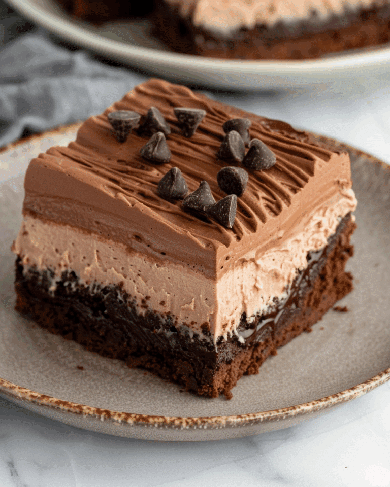 Chocolate Mousse Brownies