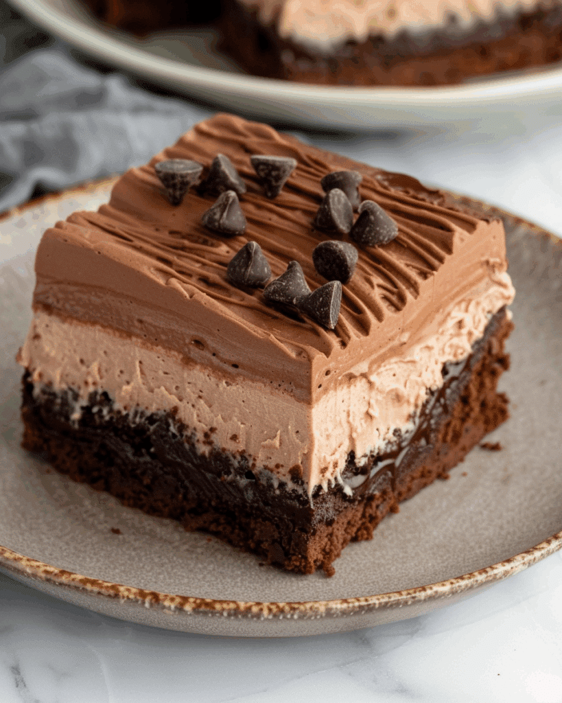 Chocolate Mousse Brownies