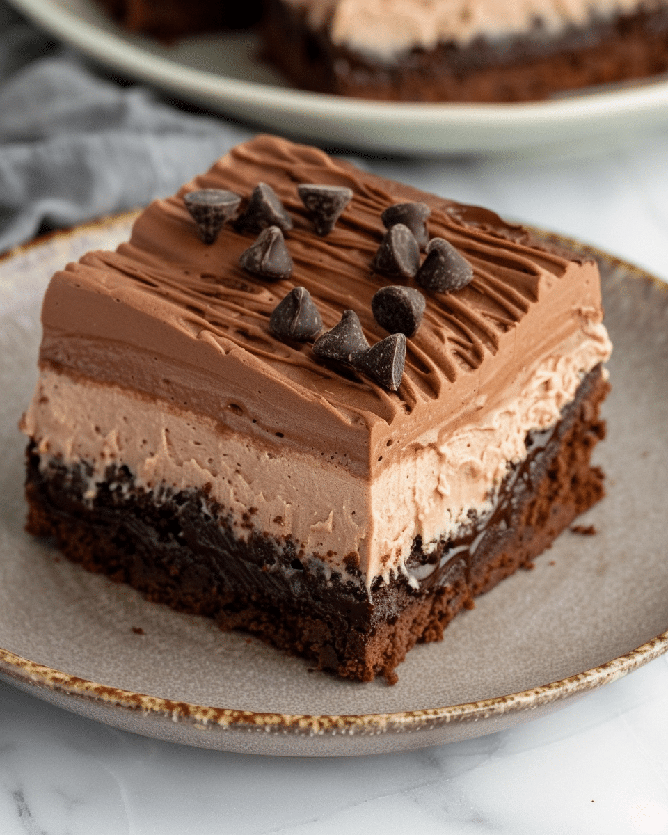 Chocolate Mousse Brownies