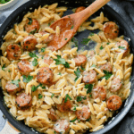 Creamy Chicken Sausage Orzo: A One-Pan Meal