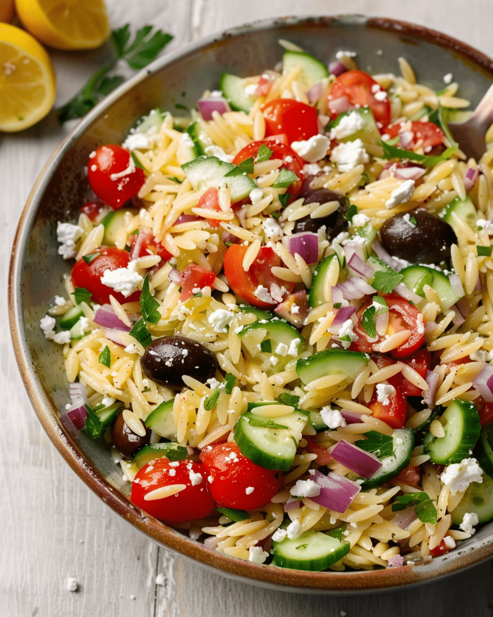 Greek Orzo Salad