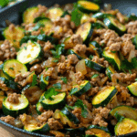 Ground Turkey and Zucchini Skillet