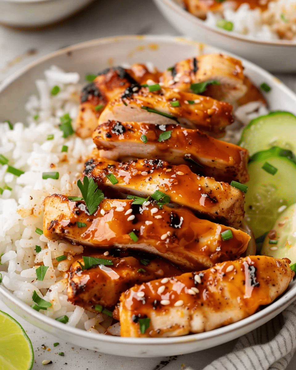 Hot Honey Chicken Bowls