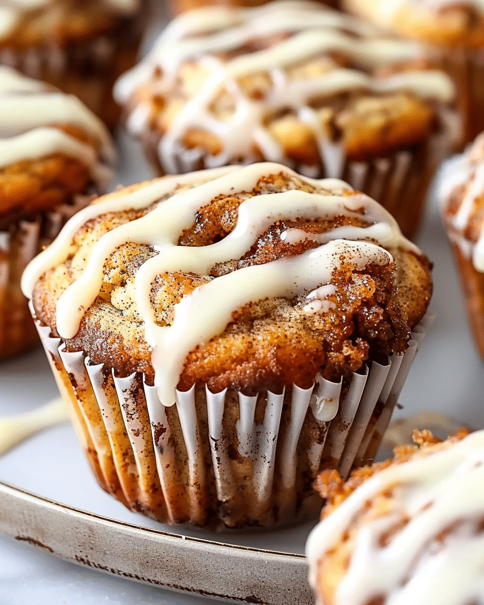 Irresistible Cinnamon Roll Muffins