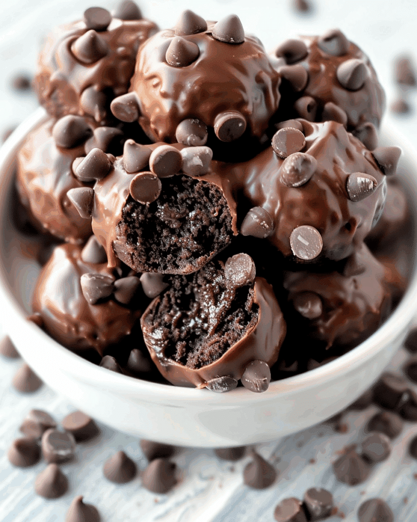No-Bake Cottage Cheese Brownie Batter Protein Bites