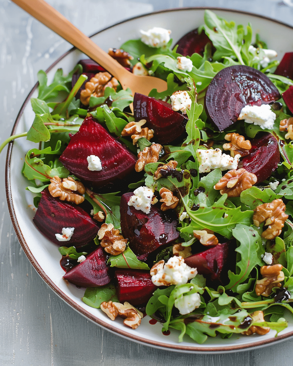 Roasted Beet Goat Cheese Salad