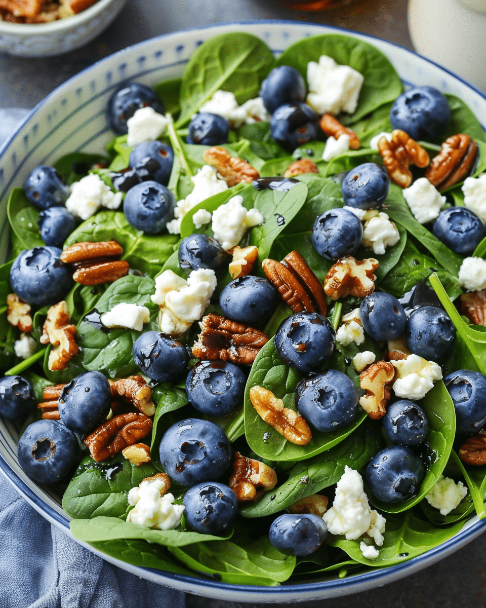Spinach Blueberry Salad