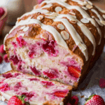 Valentine's Day Sourdough White Chocolate Chip Strawberry Bread