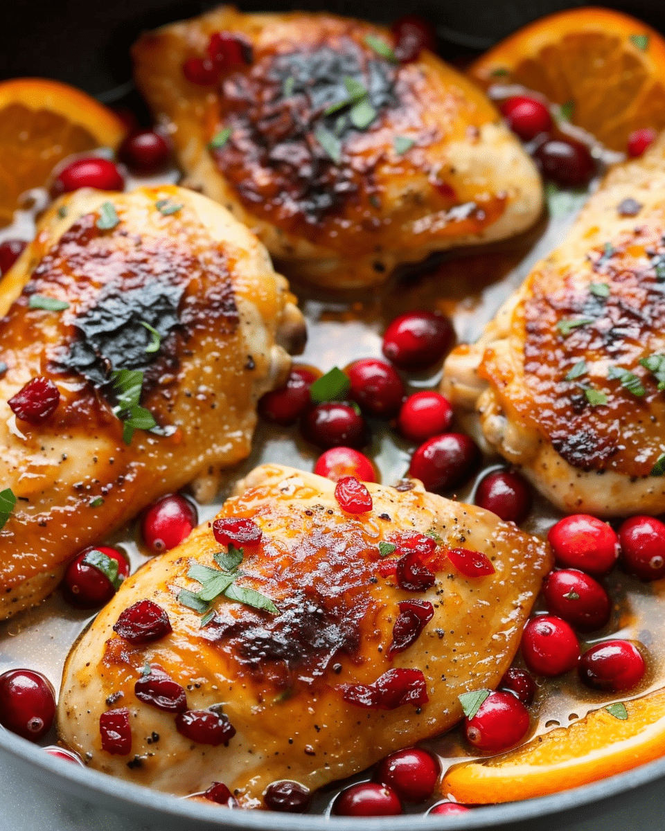 Cranberry Orange Chicken
