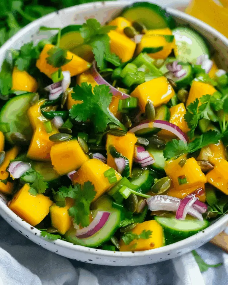 Mango Cucumber Salad