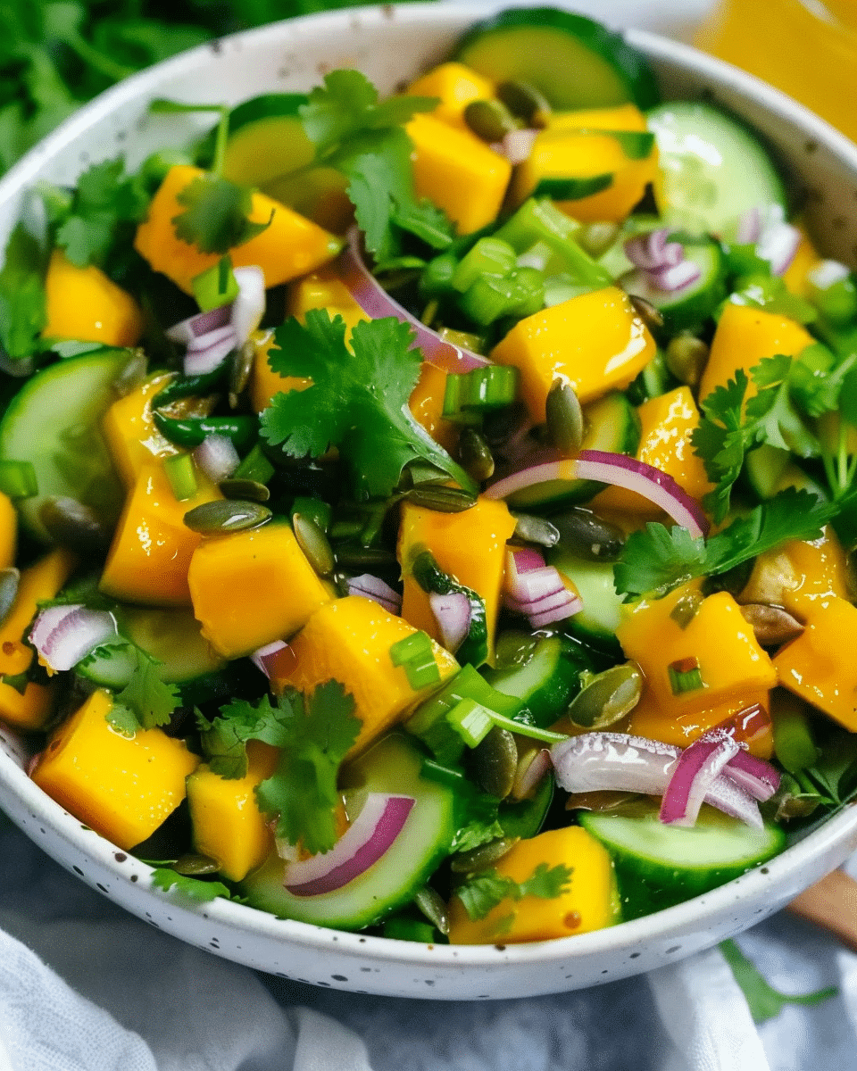 Mango Cucumber Salad