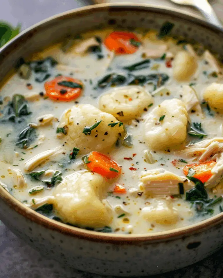 Olive Garden Chicken Gnocchi Soup