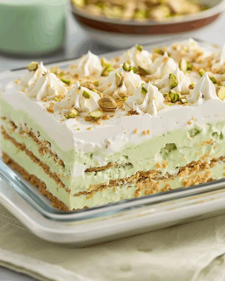 Pistachio Pudding Icebox Cake