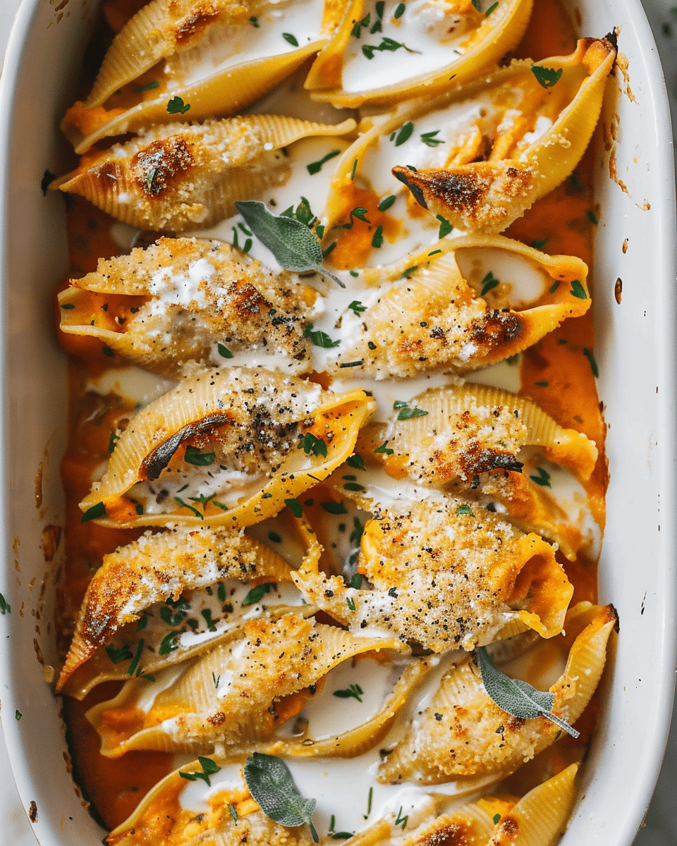 Pumpkin Stuffed Shells