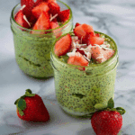 Strawberry Matcha Overnight Oats